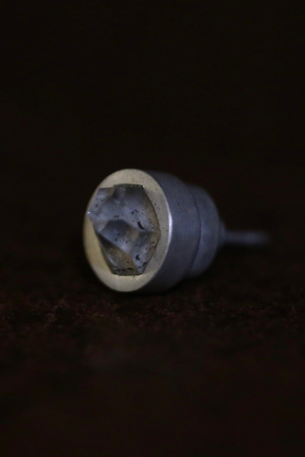 Parts of Four double-ended earrings (9mm) 1235-6-DA+HER PPOF59